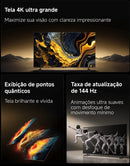 Televisão Smart TV Xiaomi Max (2025) 85"/216cm QLED 4K UHD Google TV