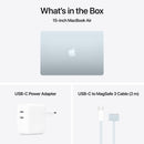 Apple Macbook Air 13" com chip M4, CPU de 10 núcleos, GPU de 8 núcleos, 16 GB de RAM, 256 GB