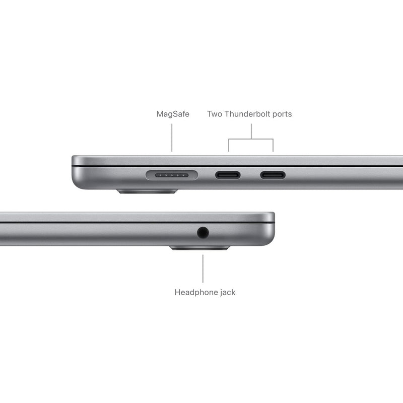 Apple Macbook Air 13 polegadas, chip M3, CPU de 8 núcleos, GPU de 10 núcleos, 8 GB, SSD de 512 GB
