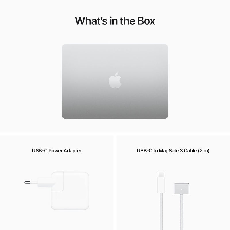 Apple Macbook Air 13 polegadas M2 CPU de 8 núcleos GPU de 8 núcleos 16 GB de RAM SSD de 256 GB
