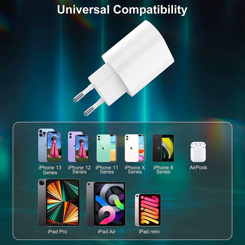 Adaptador USB-C  de 20 W com cabo Lightning/type-C Original
