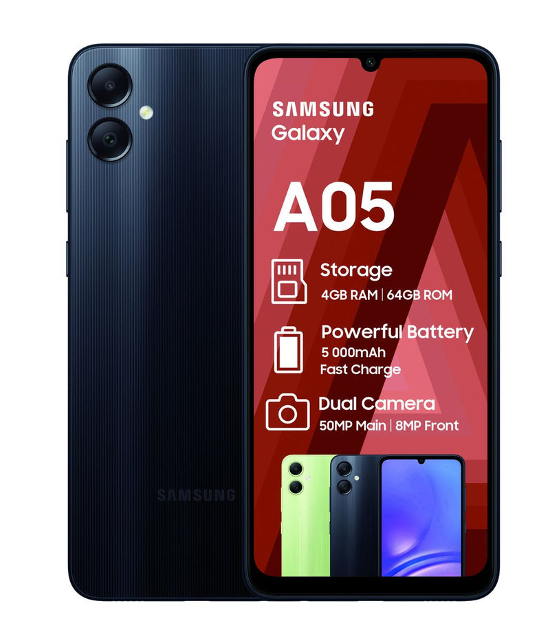 Samsung Galaxy A05 64GB LTE Dual Sim-Preto