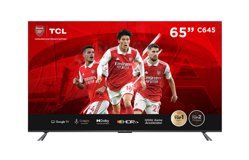 Smart TV Google TCL C645 UHD QLED de 65"
