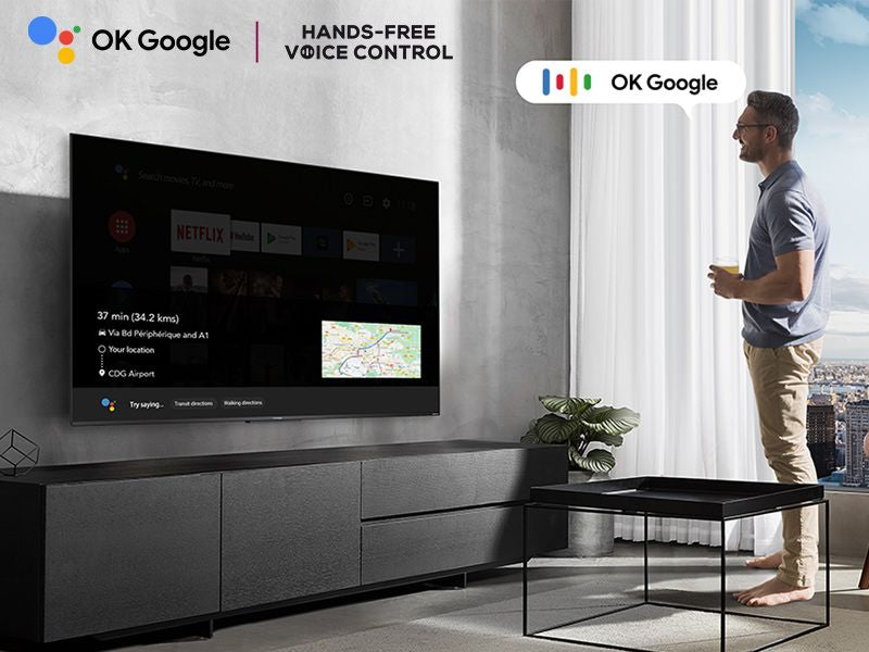 Smart TV Google TCL C645 UHD QLED de 65"