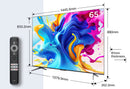Smart TV Google TCL C645 UHD QLED de 65"