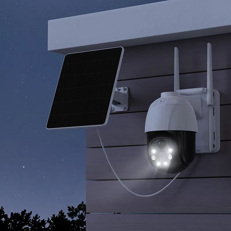 Câmera V380 Pro Solar 4G (apenas SIM) (sem Wi-Fi) - EMS