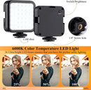 Kit de fabricação de vídeo para celular portátil com microfone