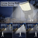 Poste de iluminação pública LED solar V380 com câmera de vigilância Wi-Fi e slot para cartão SIM.