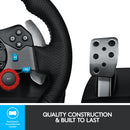 Volante de corrida Logitech G29 Driving Force, pedais de chão, Force Feedback, PS, PC