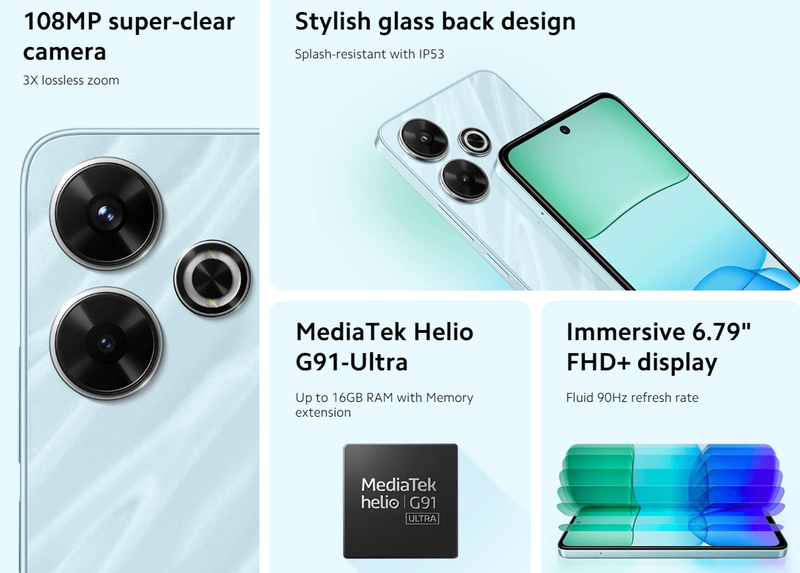Redmi 13 256gb/8gb LTE Dual SIM -Preto