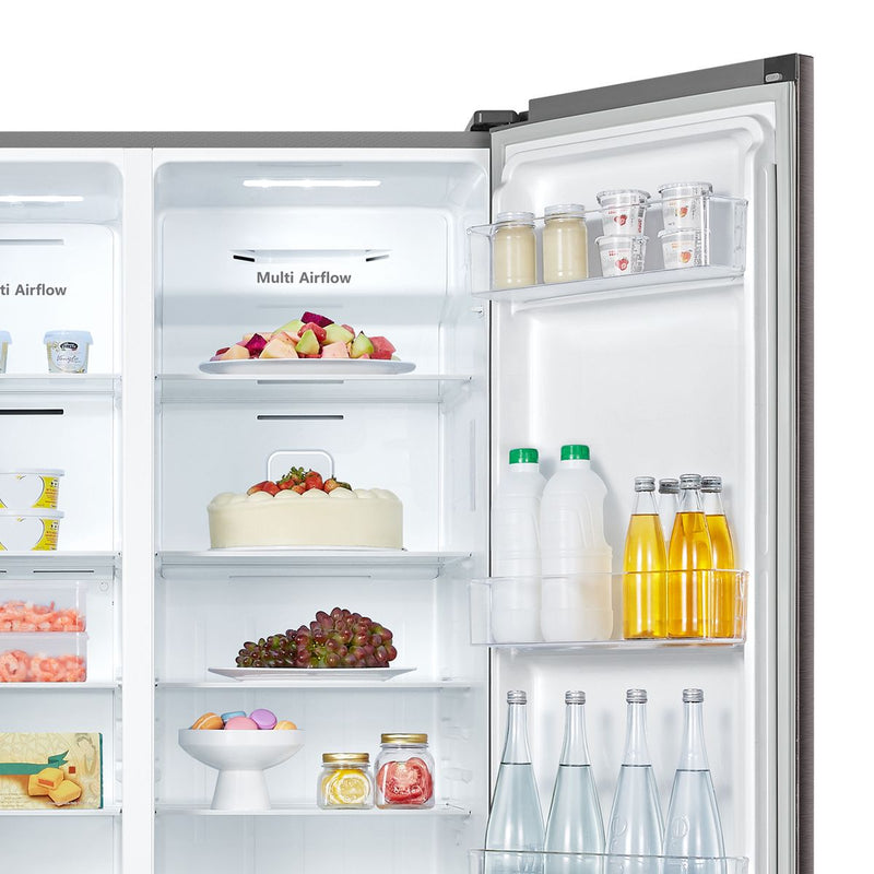 Hisense 670Sit-WD Geleira 508L 2 Porta WD Titânio inox