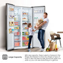 Hisense 670Sit-WD Geleira 508L 2 Porta WD Titânio inox