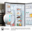 Hisense 670Sit-WD Geleira 508L 2 Porta WD Titânio inox